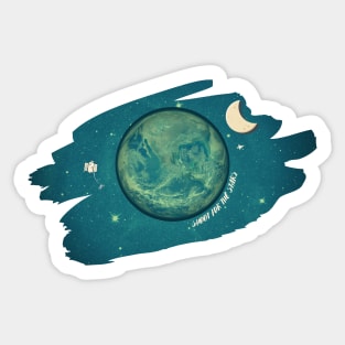 Shoot for the stars Sticker